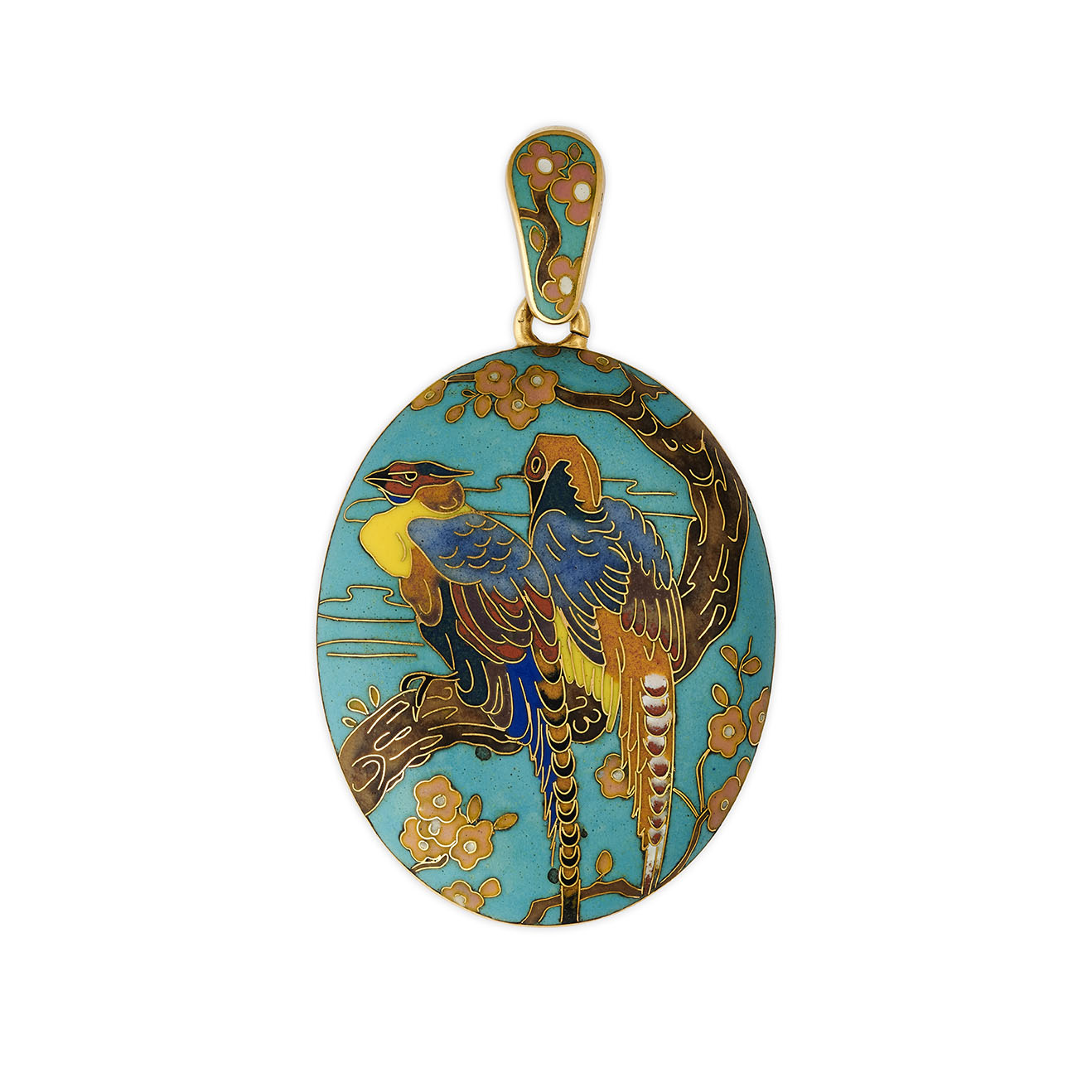 A locket in the Japanese taste by Alexis Falize
