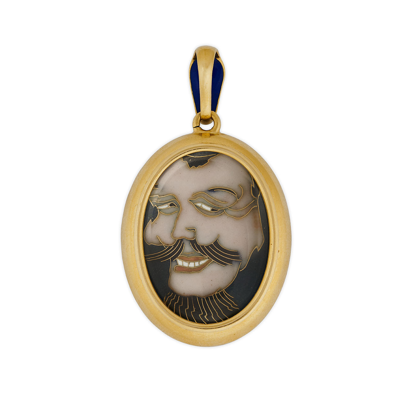 A locket in the Japanese taste by Alexis Falize