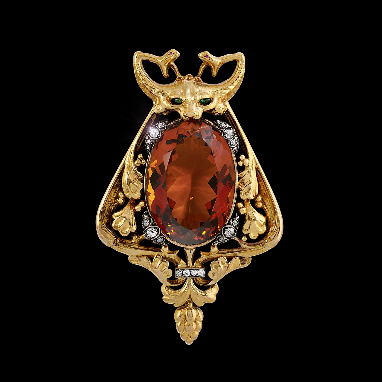 Antique jewelled pendant by Boucheron