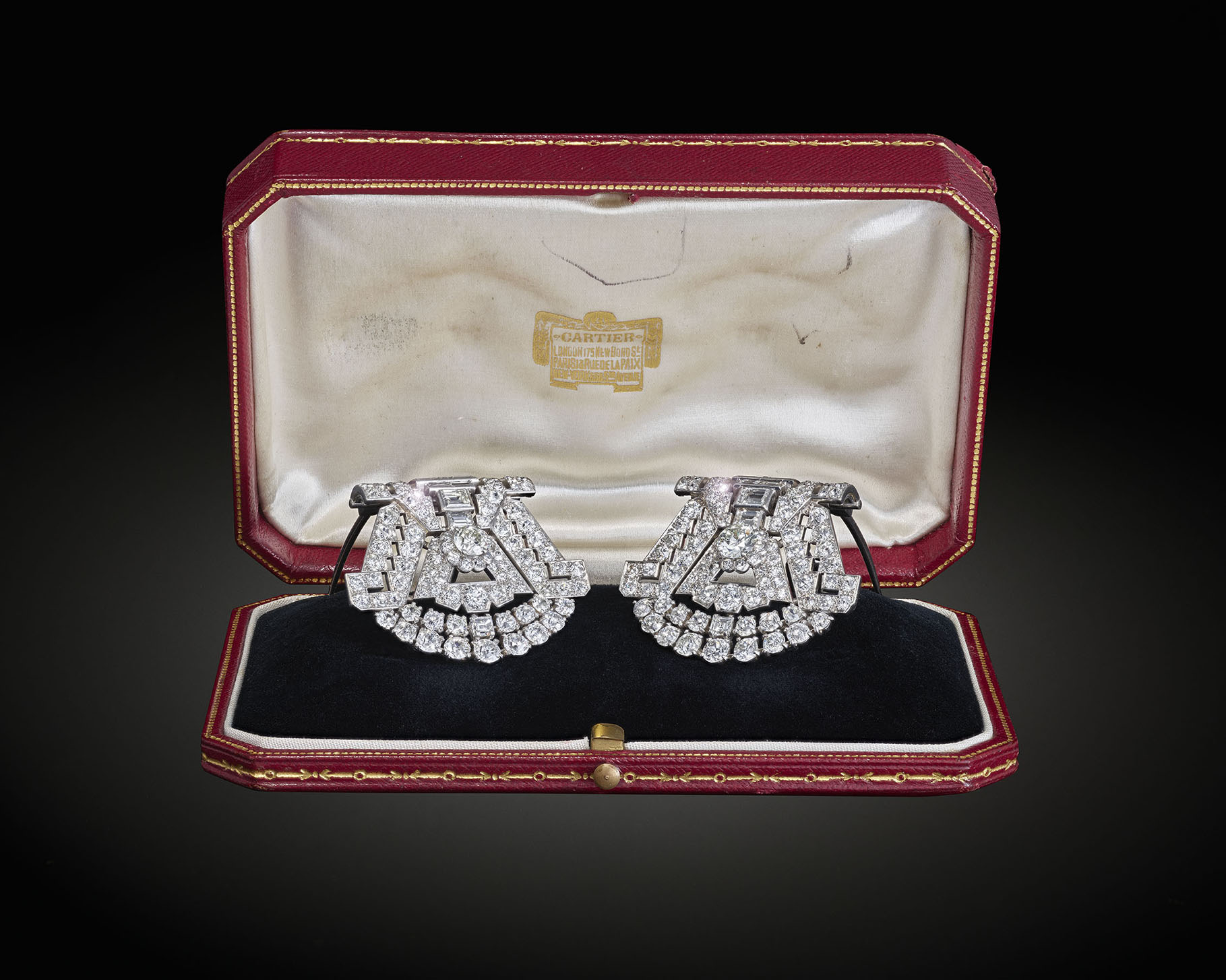 Cartier clips and brooch