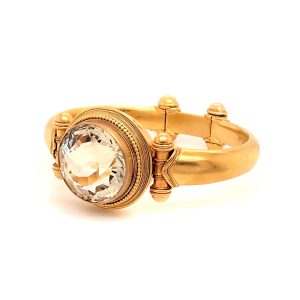 A Gold and Rock Crystal Bracelet by Phillips of Cockspur Street