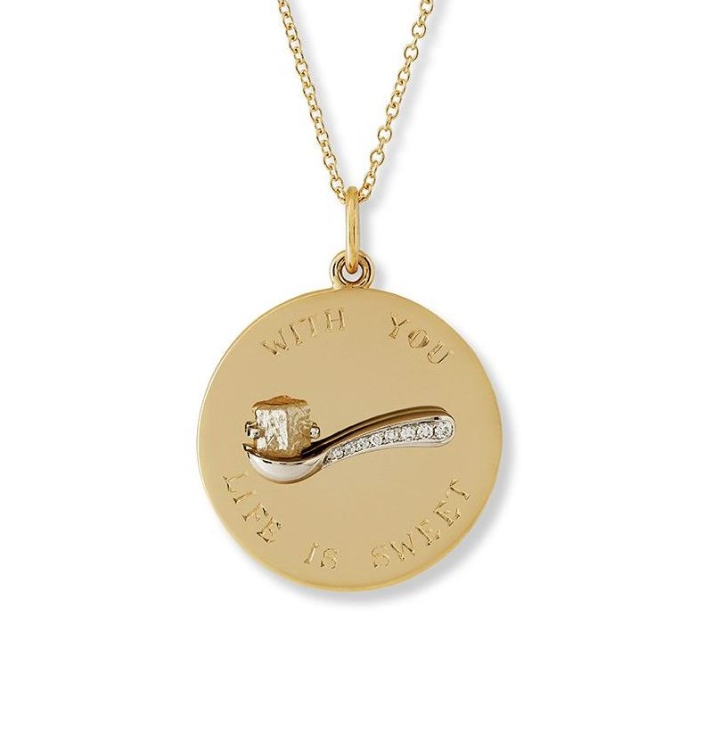 A gold and diamond love token by Wartski