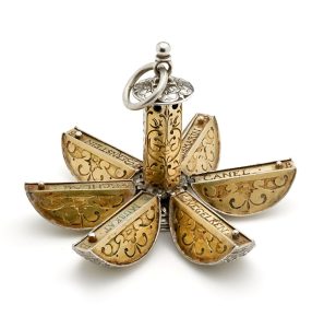 Silver pomander, 16th century