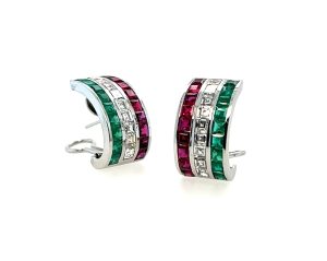 A pair of earrings by Faraone