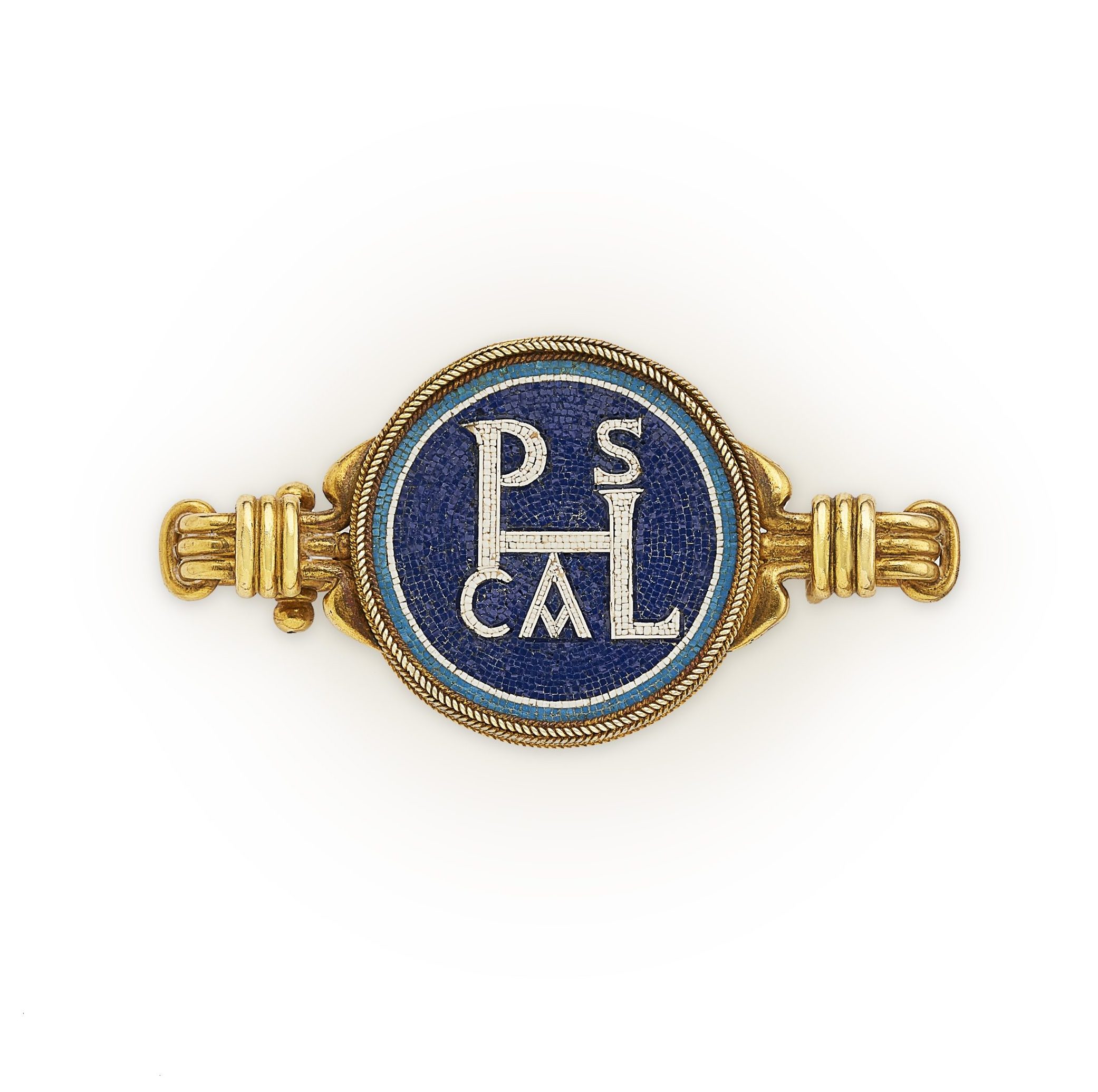 A gold and micromosaic brooch by Castellani
