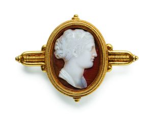 Hardstone Cameo Brooch, possibly Niccolò Amastini, mounted by Castellani