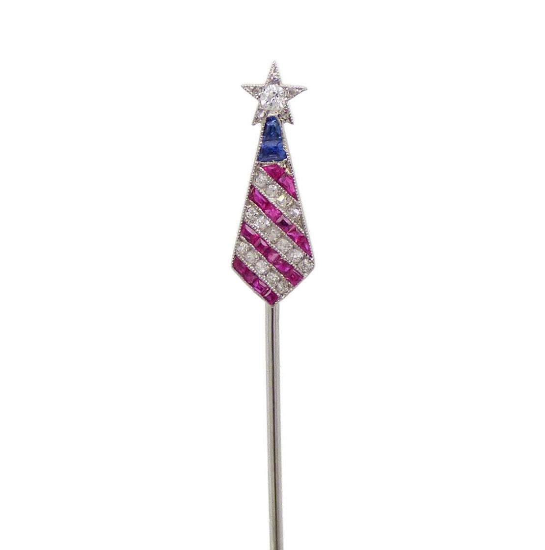 A jewelled pin by Cartier