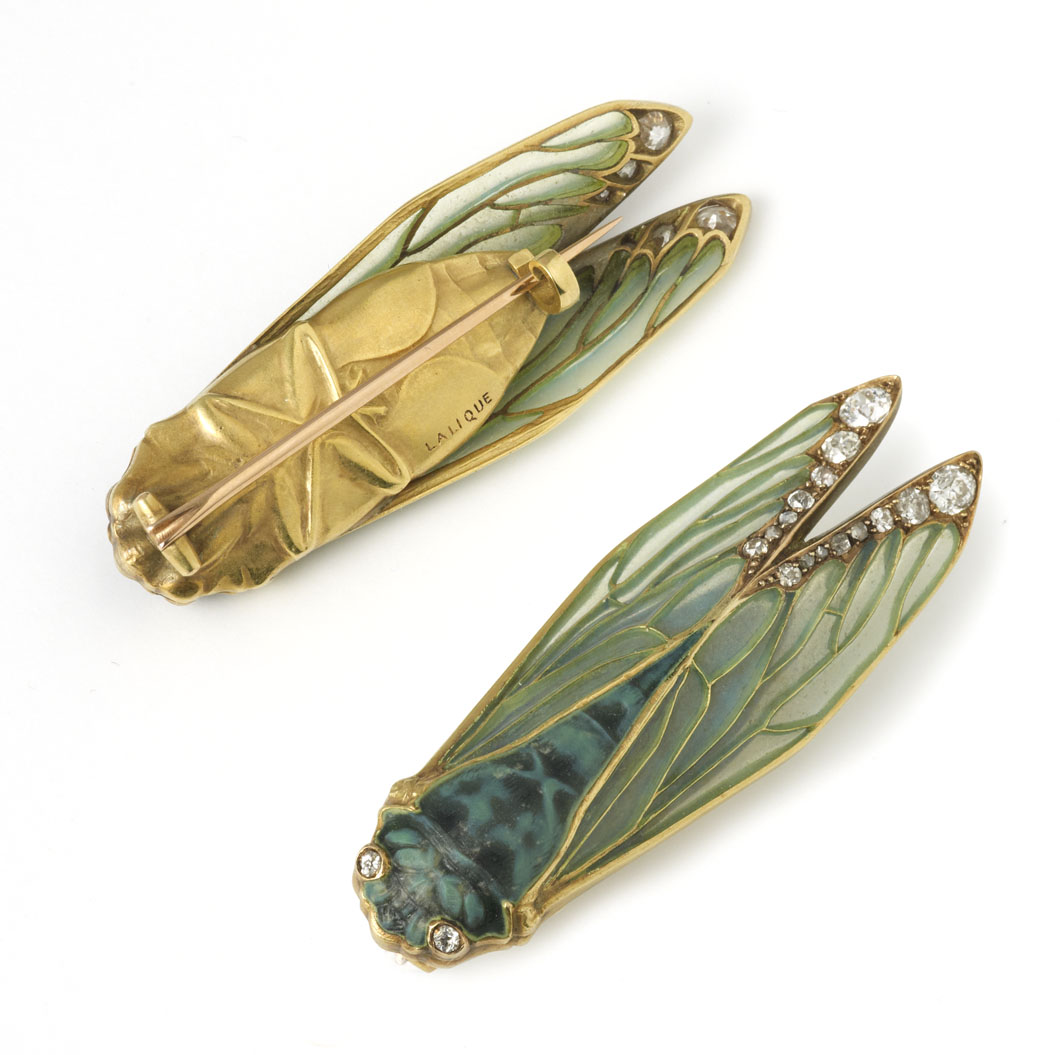 Cicada brooch by Rene Lalique