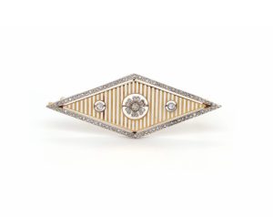 Lozenge brooch by Faberge brooch lozenge