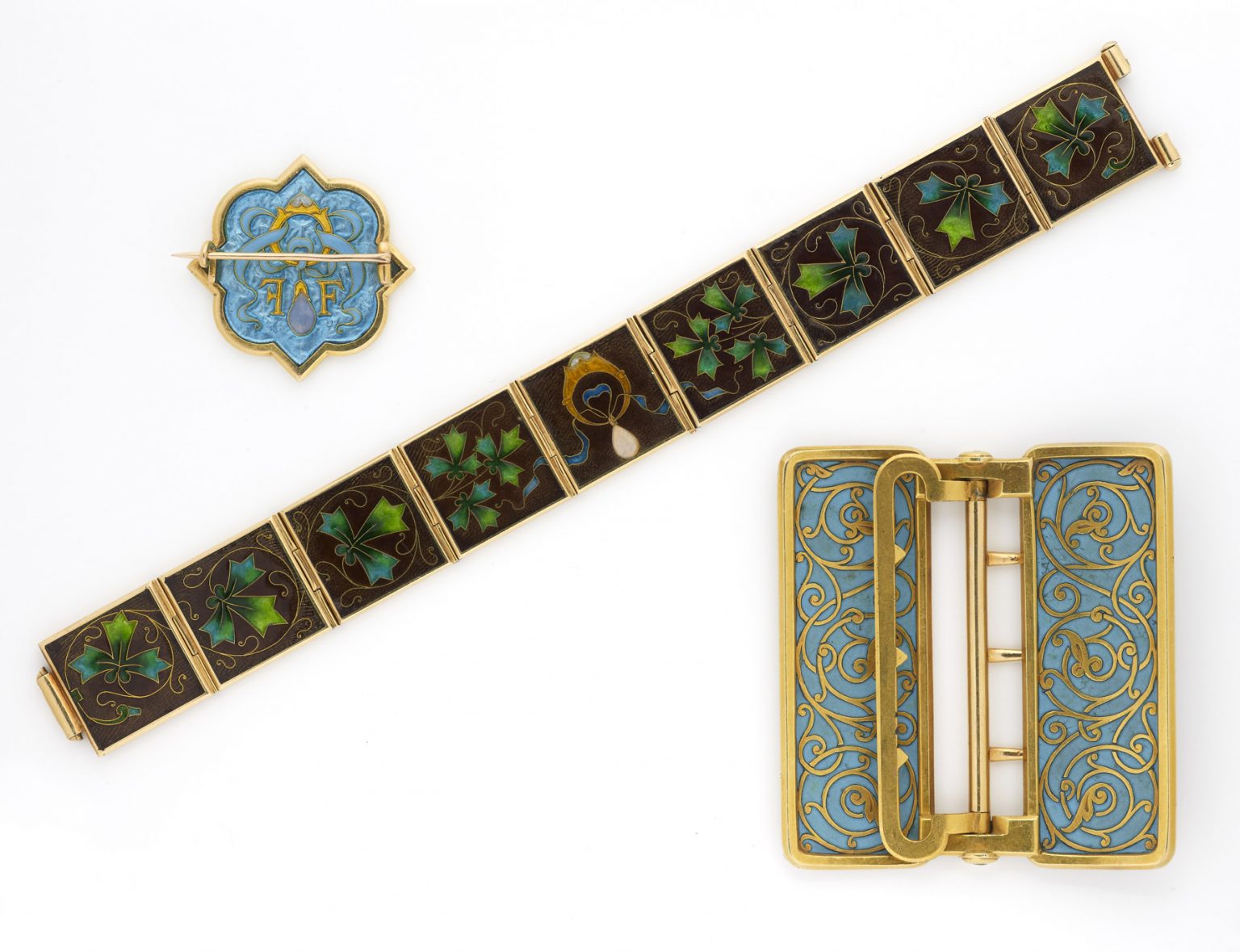 A suite of jewellery by Falize