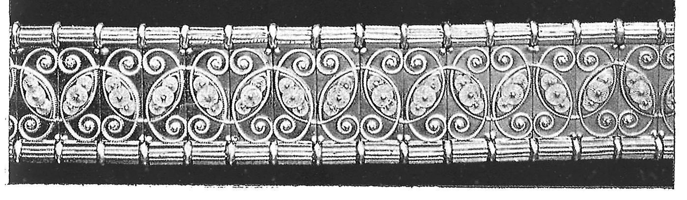 An antique gold bracelet by Eugène Fontenay