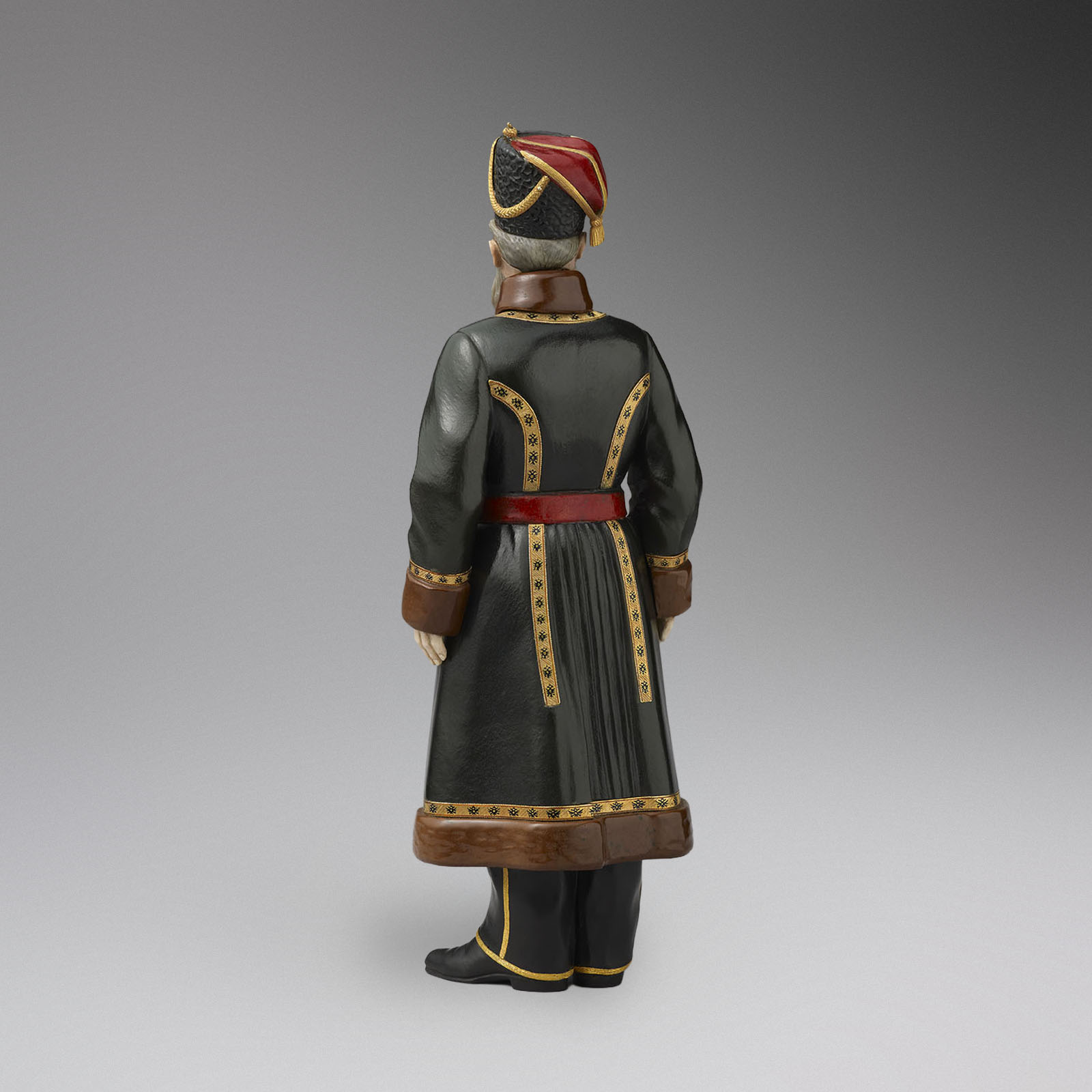 An Imperial hardstone portrait figure by Carl Fabergé