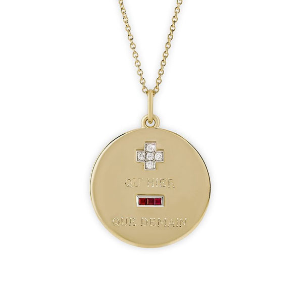 A gold and gem-set love token by Wartski