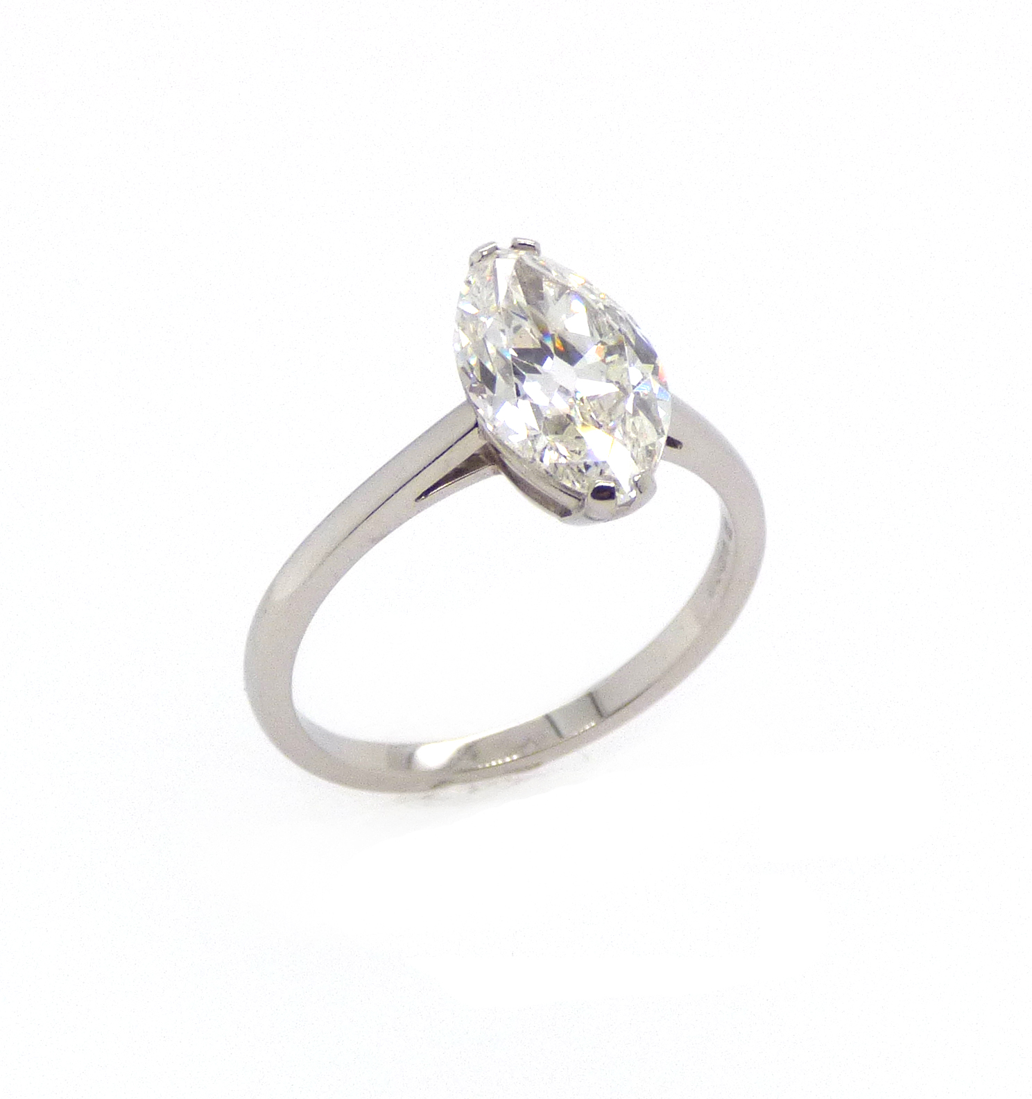 A Marquise diamond ring