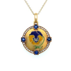 Pansy Pendant