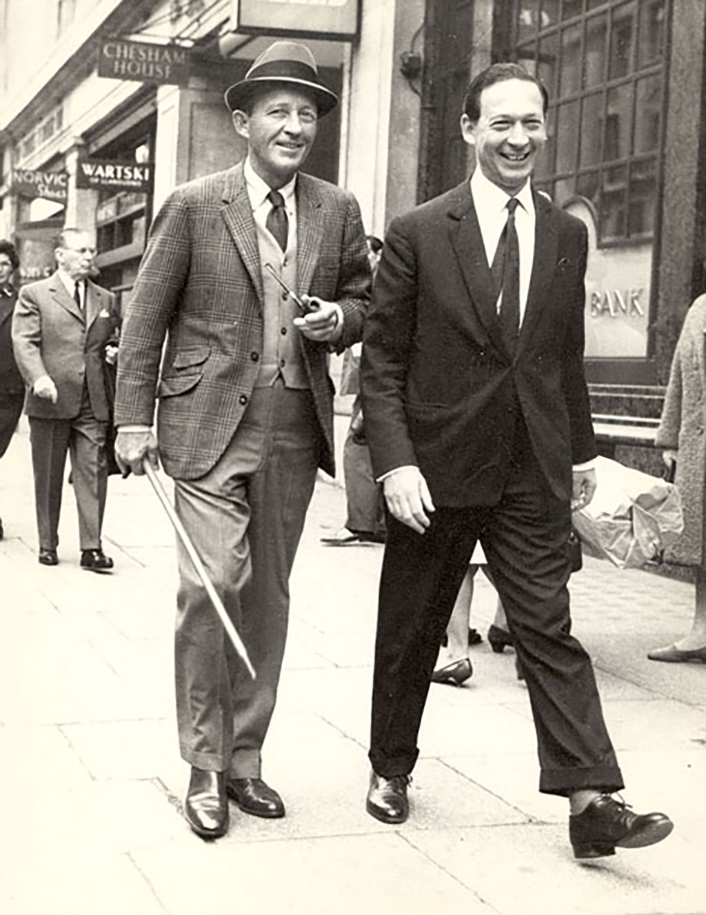 Bing Crosby and Kenneth Snowman
