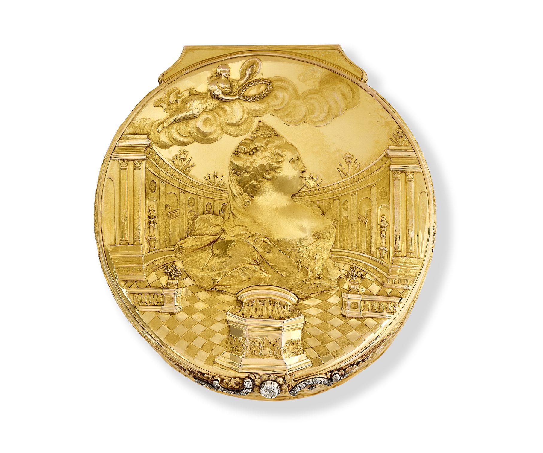 A highly important Imperial Russian box by Jérémie Pauzié, St. Petersburg, 1754-61